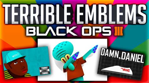 Black Ops Terrible Emblems Worst Black Ops Emblem Fails