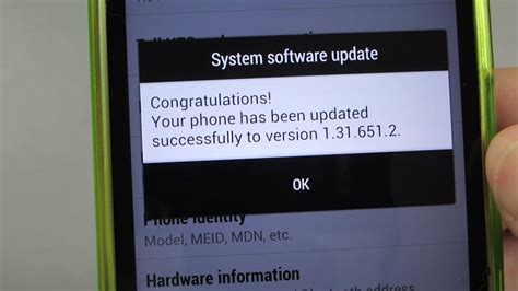 Sprint Htc One Software Update 1316512 Youtube