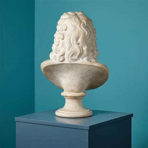 Antique Marble Bust Signed Houdon For Sale At 1stdibs