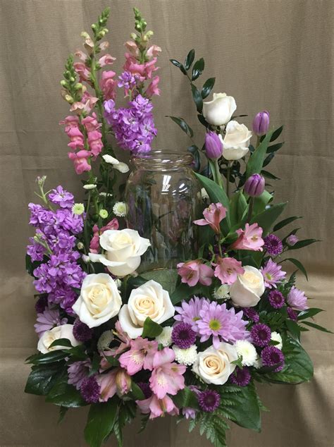 Your white mum flower stock images are ready. boutique- pink snapdragons, purple stock, white standard ...