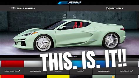 c8 corvette all wheel drive hybrid eray visualizer leaked