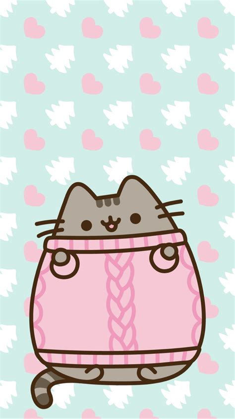 Pusheen The Cat Iphone Wallpaper Pusheen Cute Cute Pusheen