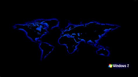 Blue World Map By Blackboy993 On Deviantart