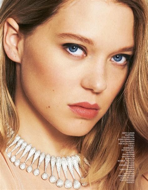 Lea Seydoux Sparkles In Grazia Italy Cover Story Fashion Gone Rogue