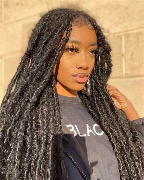 Distressed Locs Styles Ideas For Natural Faux Locs Jorie Hair