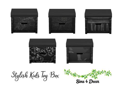 Sims4thedecors Stylish Toy Box