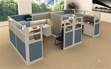 L Shaped Office Workstation Desk Open Cubicle Design Joyce Contract
