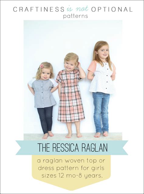 The Ressica Raglan Top And Dress Pattern