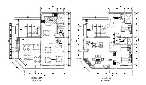 Restaurant Floor Plan Detail Specified In This Autocad Drawing File