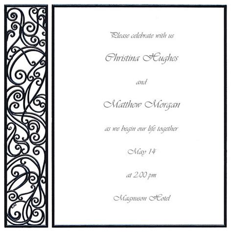 Wedding Invitation Templates Blank Invitation Design Blog