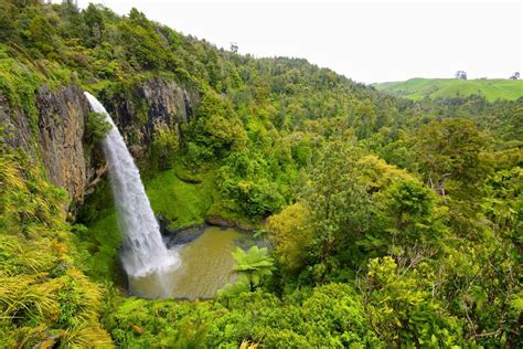 Bridal Veil Falls Waikato Beautiful Places Bridal Veil Falls East