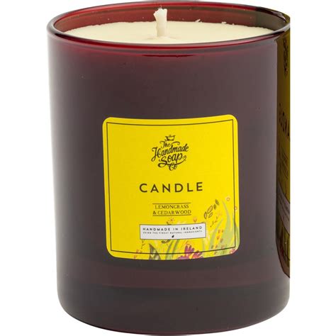 Lemongrass And Cedarwood Candle By The Handmade Soap Parfumdreams
