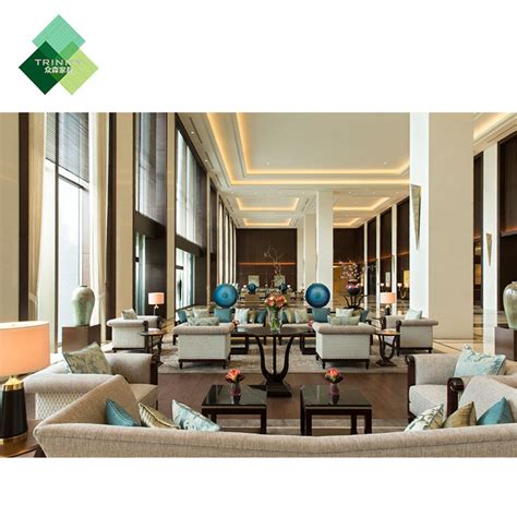 Customization 5 Star Luxury Modern Hotel Lobby Sectional Sofa Chair