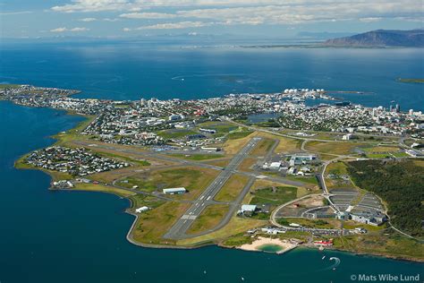 Reykjavík Airport Aerial Mats Wibe Lund