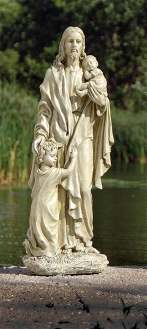 Jesus With Children Outdoor Garden Statue 24