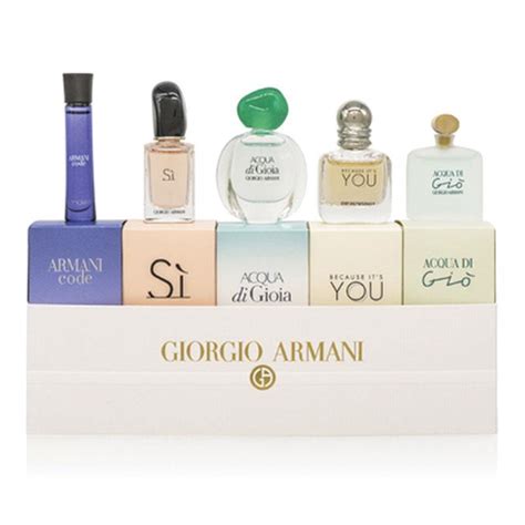 Giorgio Armani Miniature Perfume Set Off Concordehotels Com Tr