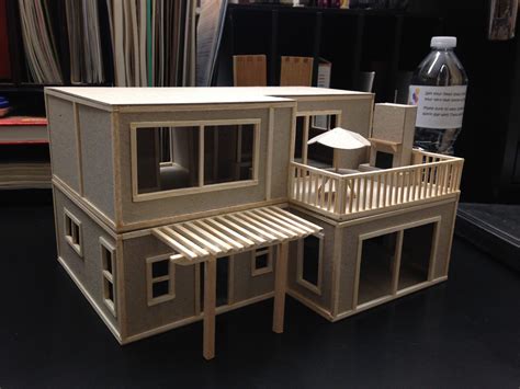 Balsa Wood Model House Plans Wooden Architecture Architecture Model