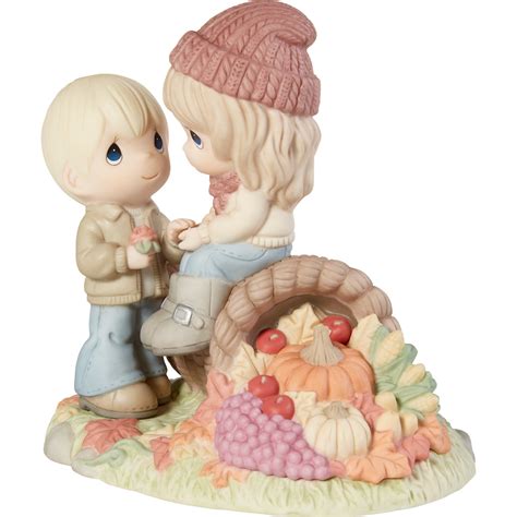 Precious Moments 211022 May Your Blessings Be Bountiful Limited Edition Bisque Porcelain Figurine