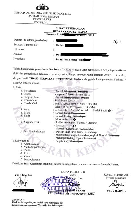 Biaya yang diperlukan untuk rapid test berkisar 500 ribu, dan untuk swab test di kisaran satu juta rupiah. CARA MEMBUAT SURAT KETERANGAN BEBAS NARKOBA ATAU NAPZA DI ...