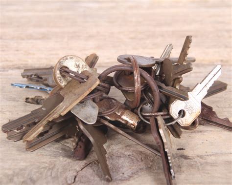 Vintage Keys Antique Key Set Rusted Keys Old Keys Antique Keys