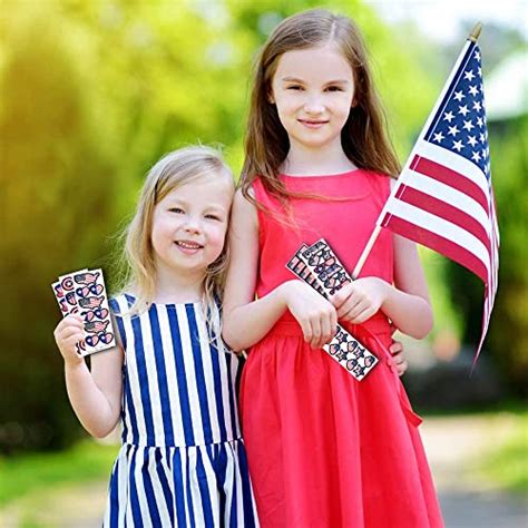 artcreativity assorted usa patriotic stickers 100 sheets with over 1 600 stickers of us