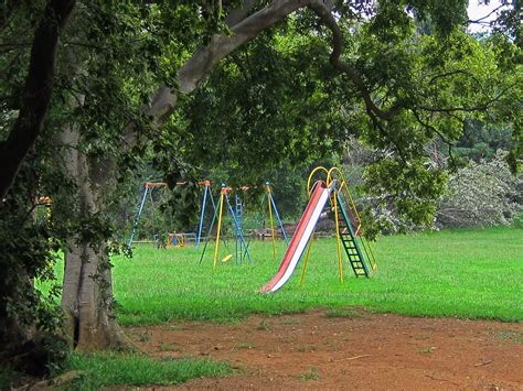 Playground In Park Free Stock Photo Public Domain Pictures