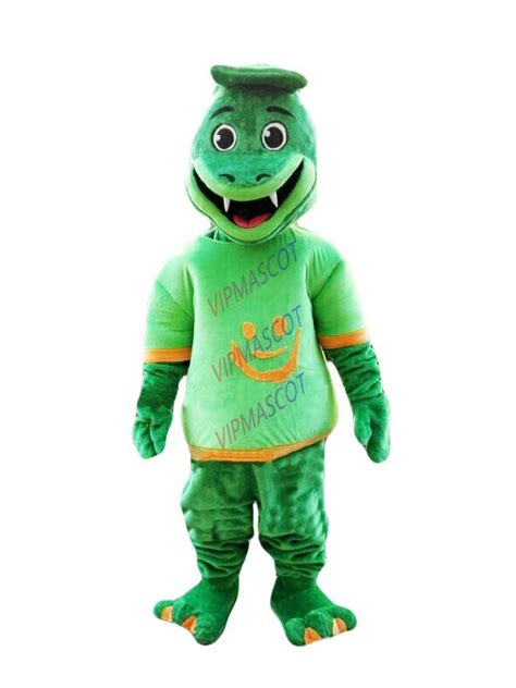 Green Dragon Mascot Costume Suit Cosplay Party Game Dress Outfit