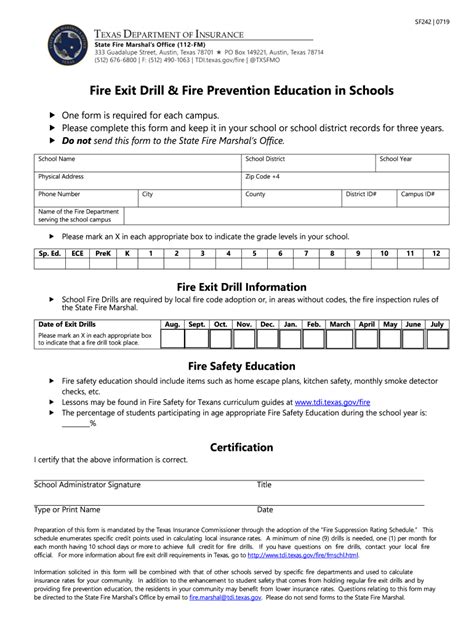 2019 Tx Form Sf242 Fill Online Printable Fillable Blank Pdffiller