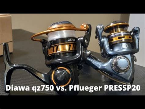 Ultralight Reel Review Diawa Qz Vs Pflueger Pressp Youtube