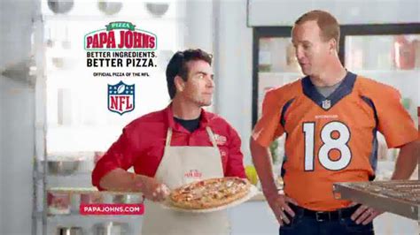 Papa Johns Kick Off Special Tv Commercial It Works Featuring Peyton