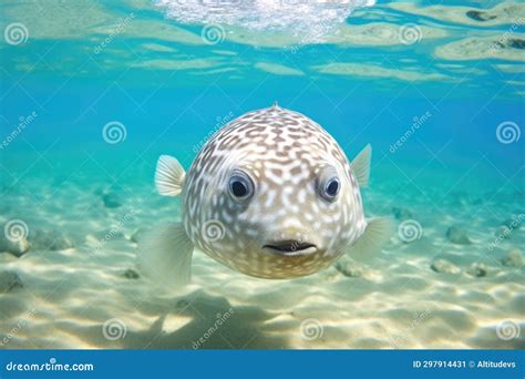 A Pufferfish In Warm Tropical Waters Stock Image Image Of Underwater
