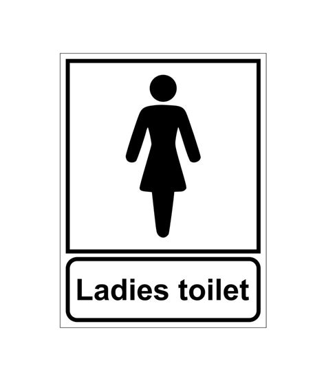 Clickforsign Ladies Toilet Sign Board Buy Online Best Price Snapdeal