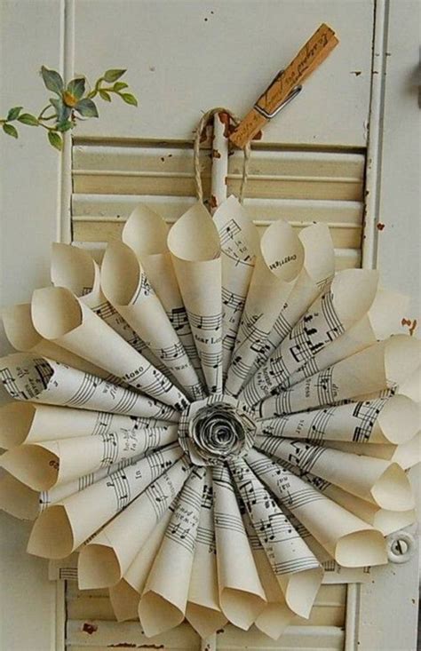 There are lots of items you may decorate your walls for christmas. Book Page Christmas Ornaments - 22 Upcycled Ideas