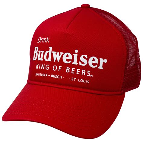 Budweiser Budweiser King Of Beers Trucker Hat Walmart Com Walmart Com