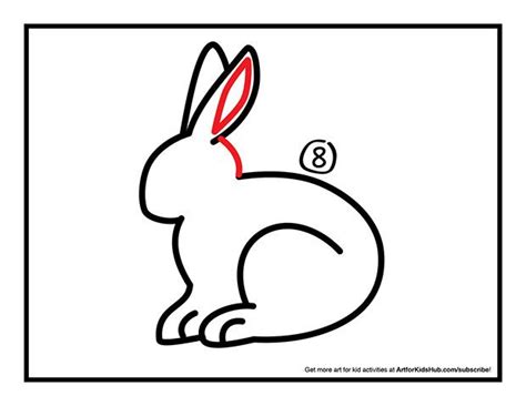 How To Draw A Rabbit Art For Kids Hub Rabbit Art Art For Kids
