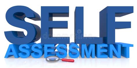 Self Assessment Stock Illustrations 486 Self Assessment Stock