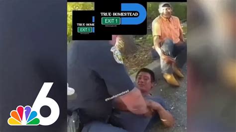Homestead Officer Caught On Camera Punching A Man Will Not Face Charges Youtube