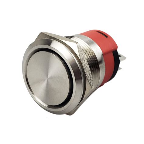 Mm Momentary A Push Button Switch Waterproof Stainless Steel Dc