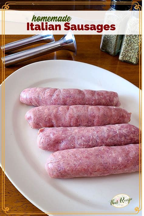 Homemade Italian Sausages For Authentic Taste