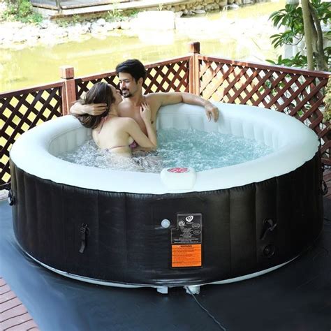 Details About 6person Inflatable Heated Bubble Spa Massage Jacuzzi Bath Pool Delight Hot Tub