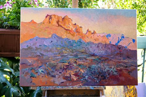 Early Evening In The Canyon Landscape I Peinture Par Suren Nersisyan