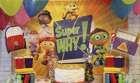 Super Why Birthday Cake Decorations Birthday Cake Images