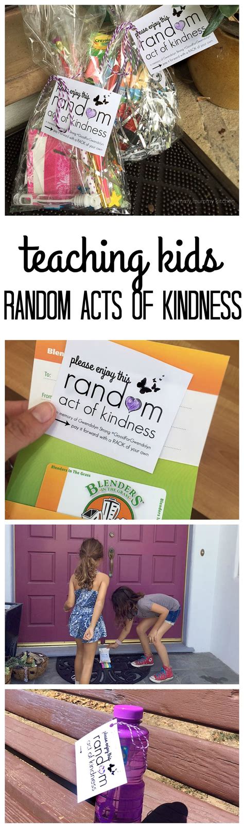 Random Acts Of Kindness A Great Way To Teach Children Compassion And