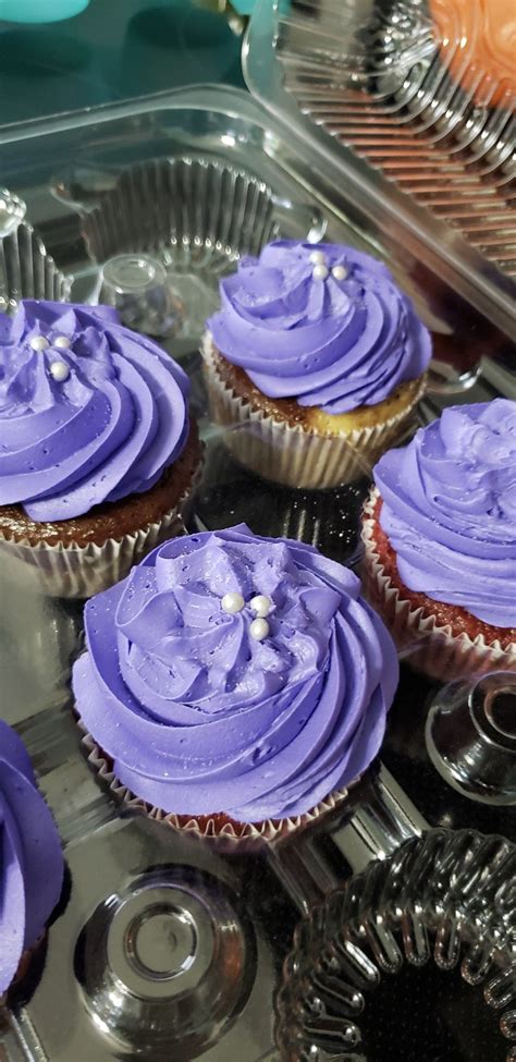 Purple Cupcakes Purple Cupcakes Desserts Sweets