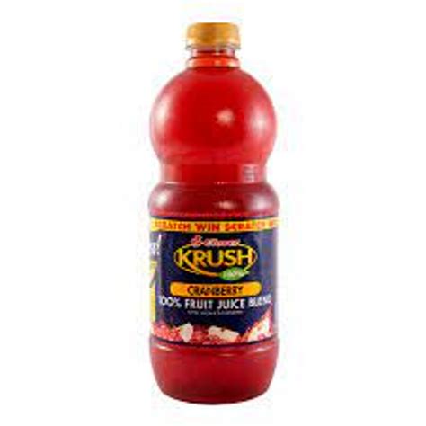 Krush Fruit Jce Cranberry 500ml Agrimark