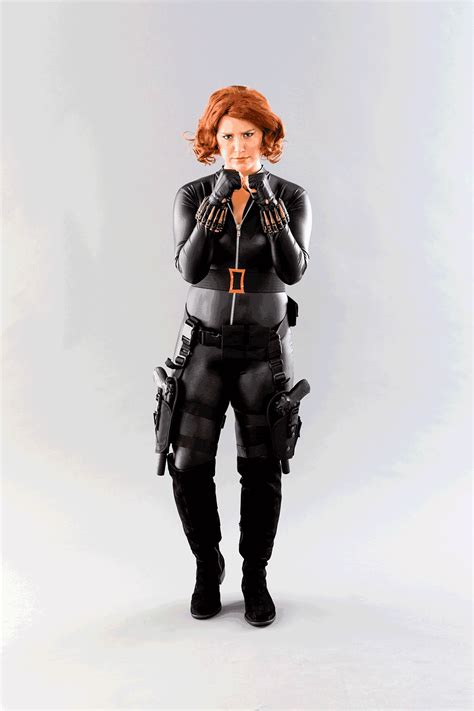How To Make A Black Widow From The Avengers Costume Brit Co