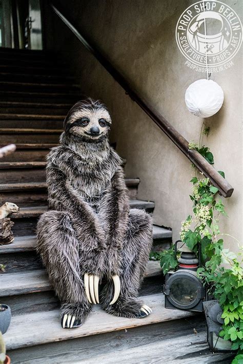 Realistic Three Toed Sloth Costume Made By Karoline Hinz Cute Sloth