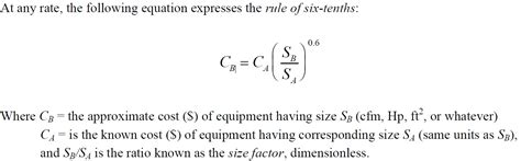 The Rule Of Six Tenths Cost Estimating 네이버 블로그