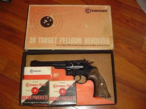 Crosman 38t 22 Cal Co2 Box Extras Vintage For Sale At Gunauction