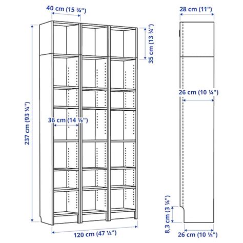 Billy Bookcase Dimensions